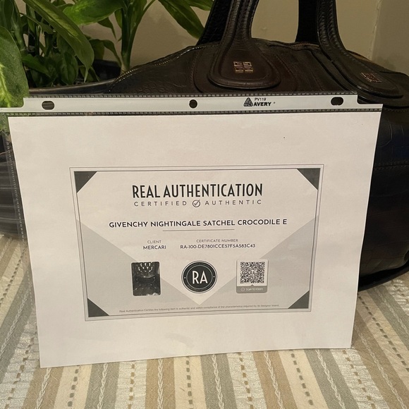 Givenchy Nightingale Satchel Crocodile Embossed - Picture 7 of 7